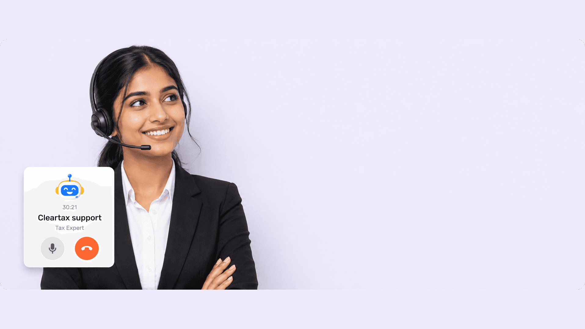 Illustration of WhatsApp-first human support for tax and compliance questions